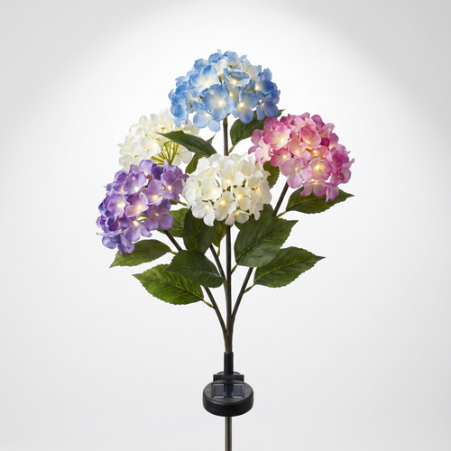 Solcelledrevet hortensia hagelys produktbilde
